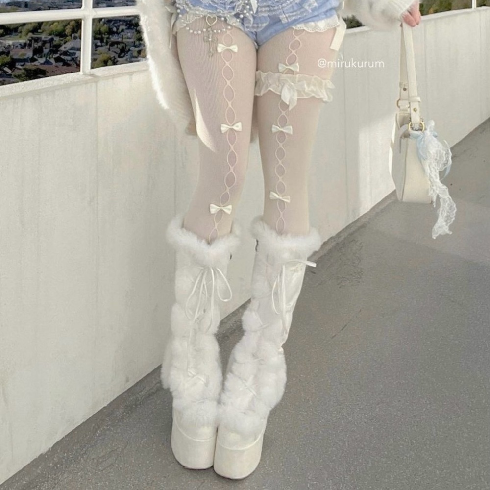 Demonia dolls kill platform white boots